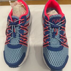 Ryka Women's Athletic Shoes in Blue and Pink